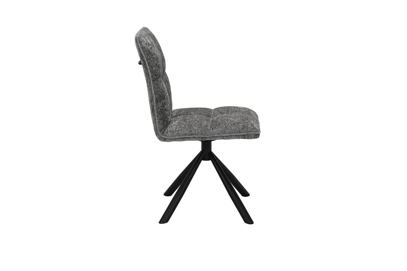 Chaise Jack Pivotant Tissu Gris