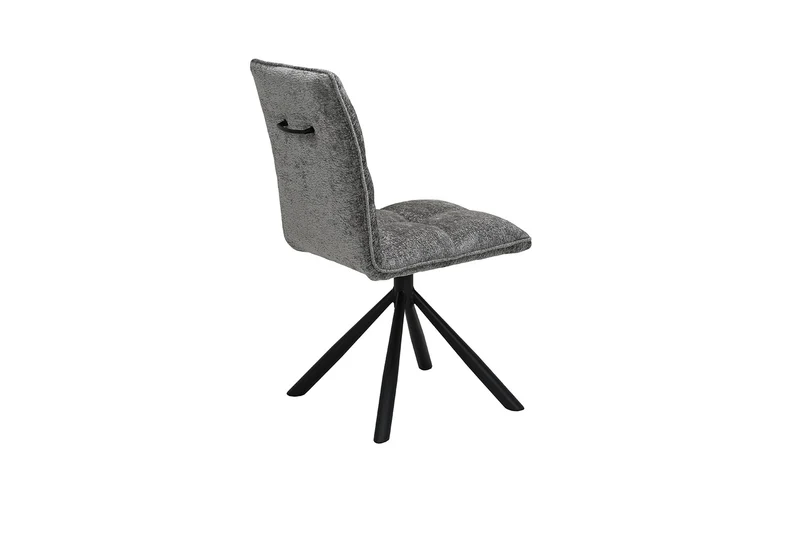 Chaise Jack Pivotant Tissu Gris