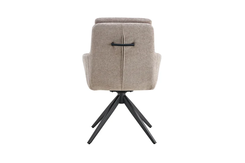 Chaise Lisold Pivotant Tissu Sable