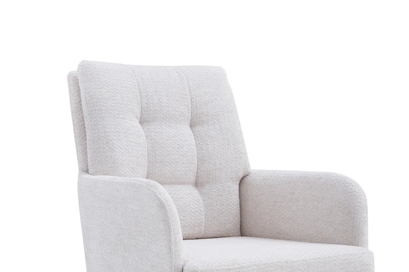 Chaise Granada Pivotant Tissu Ecru