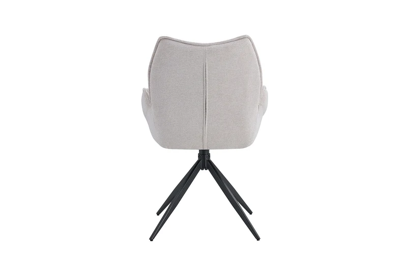 Chaise Mahi Pivotant Tissu Beige