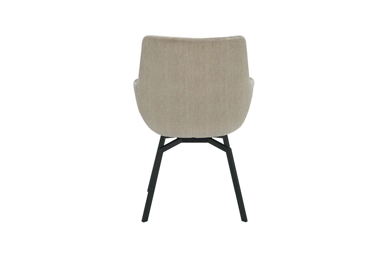 Chaise Modest Pivotant Velours côtelé Beige