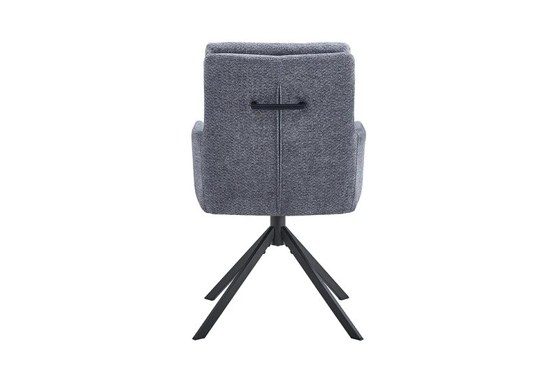 Chaise Granada Pivotant Tissu Gris foncé