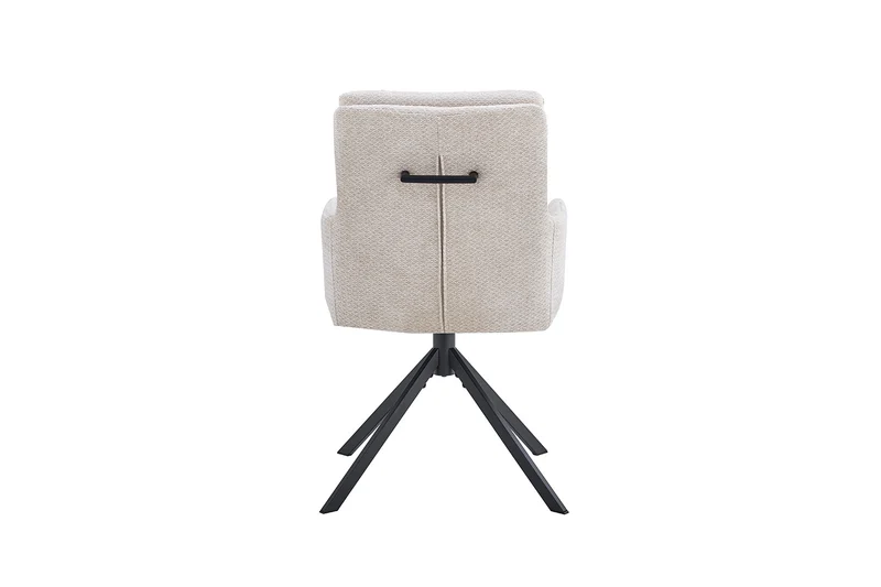 Chaise Granada Pivotant Tissu Beige