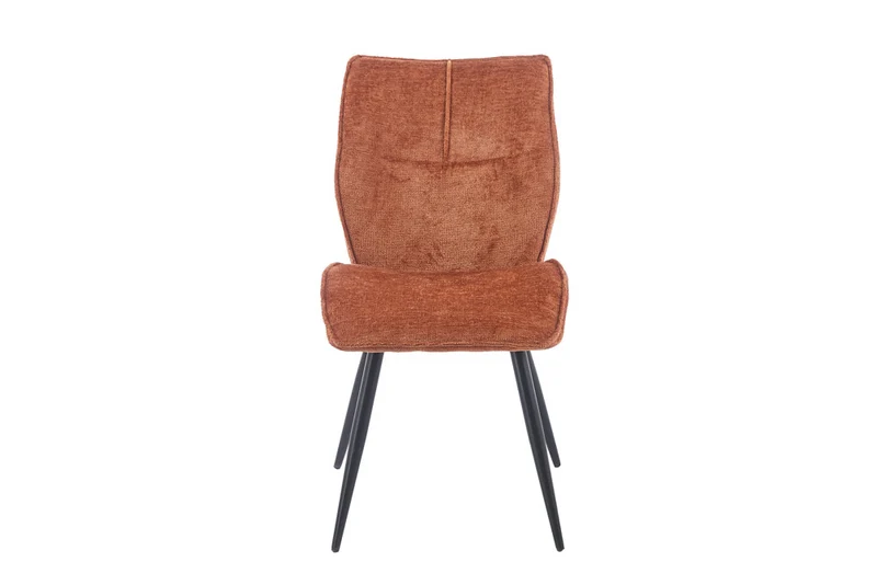 Chaise Faye Tissu Marbella 2 coloris : Terracotta Tangerine