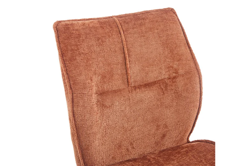 Chaise Faye Tissu Marbella 2 coloris : Terracotta Tangerine