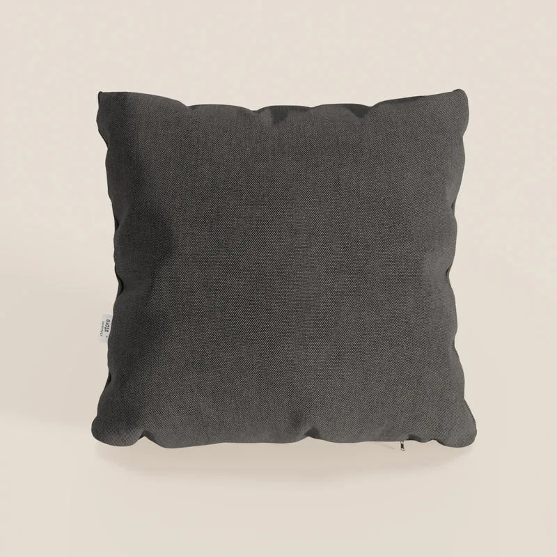 Honey coussin disponible en plusieurs couleurs, réalisé en tissu simili coton imperméable T13 anthracite