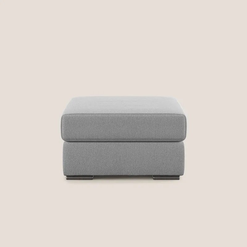 Sun pouf coffre en tissu détachable T05 gris