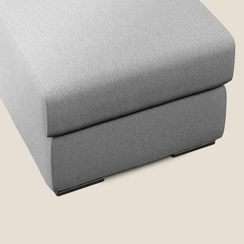 Sun pouf coffre en tissu détachable T05 gris