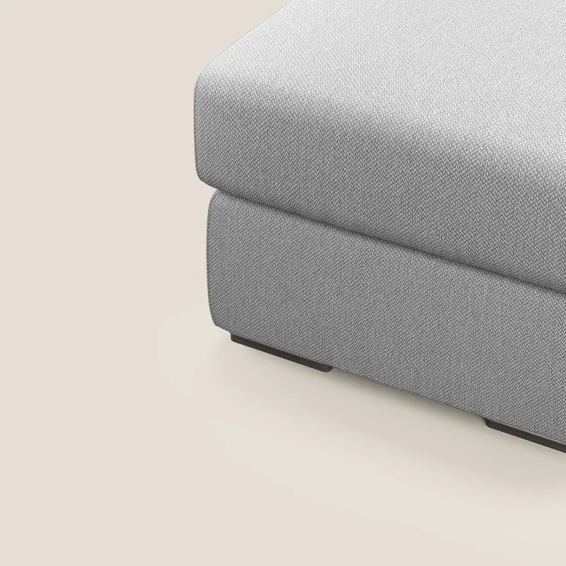Sun pouf coffre en tissu détachable T05 gris
