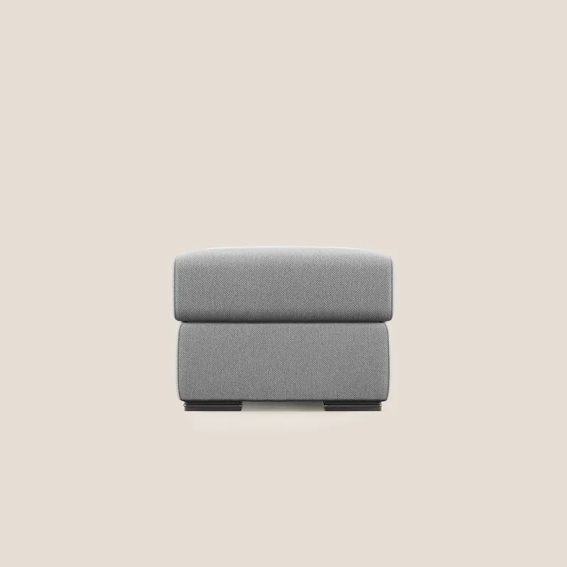 Sun pouf coffre en tissu détachable T05 gris