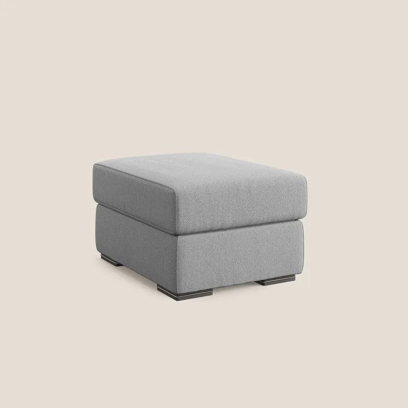 Sun pouf coffre en tissu détachable T05 gris