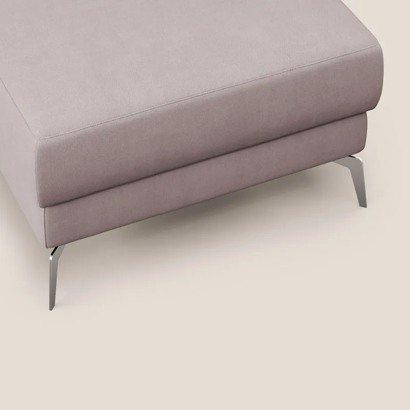 Star Pouf avec pieds hauts en tissu imperméable T02 rose
