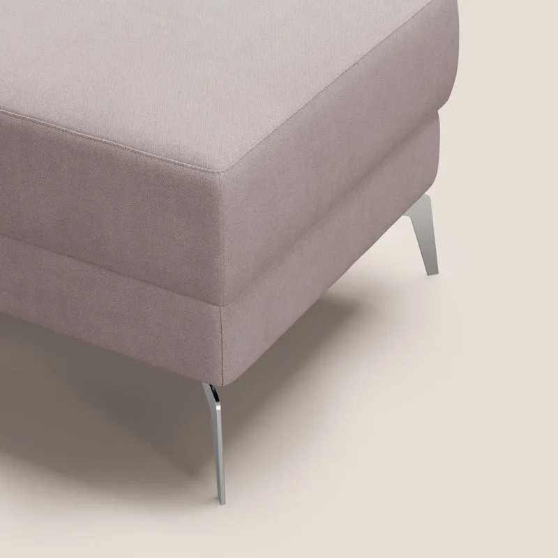 Star Pouf avec pieds hauts en tissu imperméable T02 rose