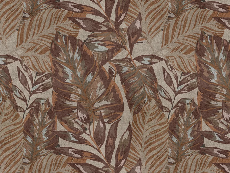 Forest coussins collection en velours imperméable marron