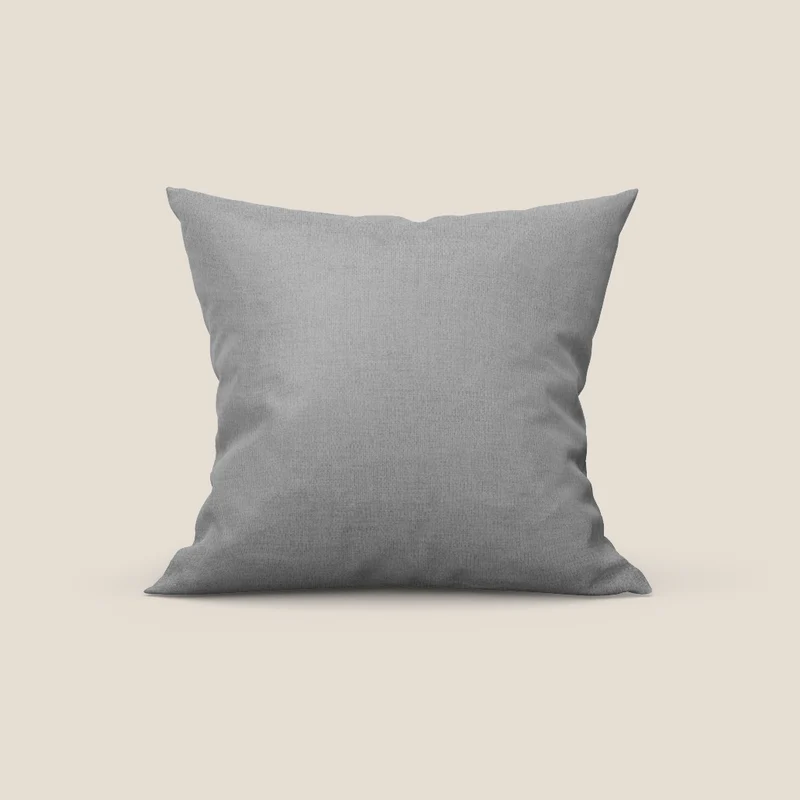 Aspen Coussin disponible en différentes couleurs en tissu élégant doux et détachable T17 gris