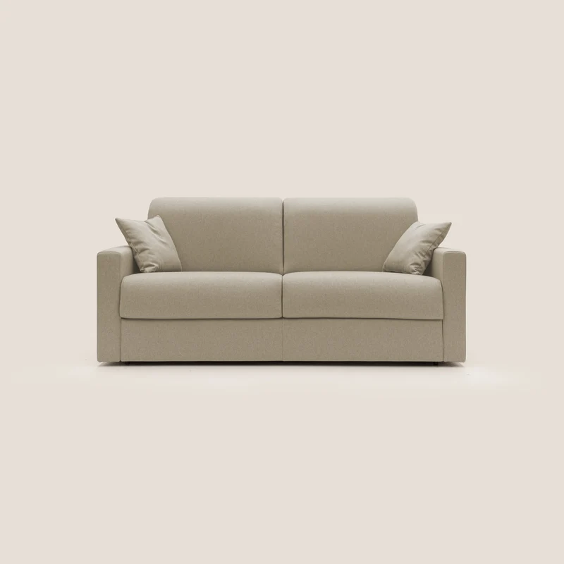 Chris Canapé convertible en tissu imperméable T13 beige