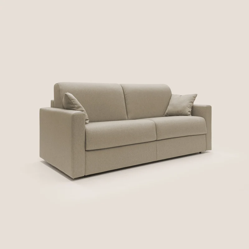 Chris Canapé convertible en tissu imperméable T13 beige