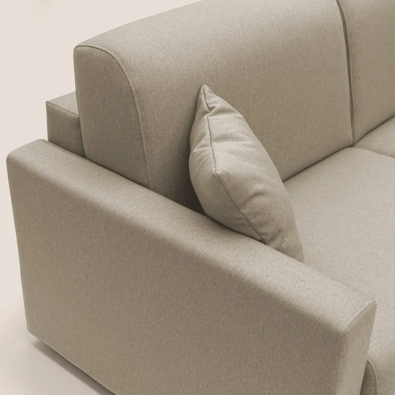 Chris Canapé convertible en tissu imperméable T13 beige