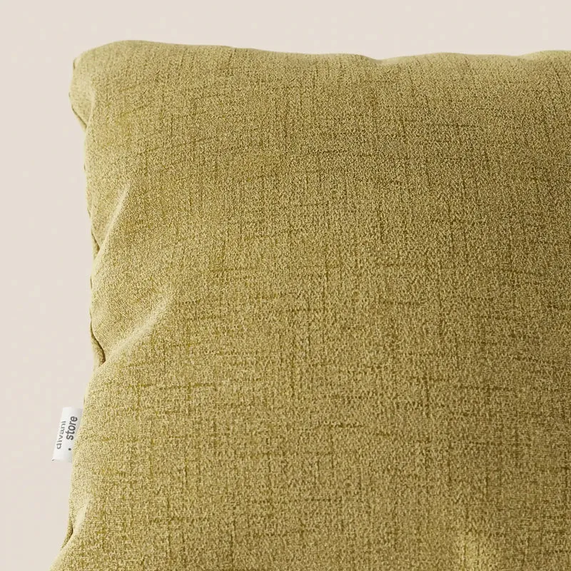Felis coussins carrés en tissu doux imperméable T03 jaune