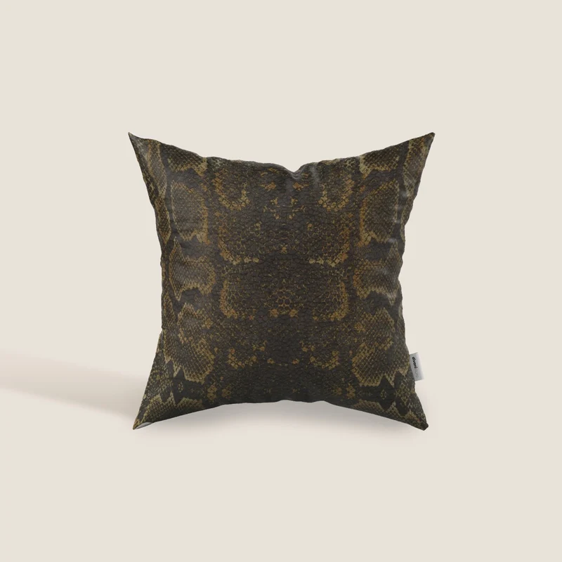 Wild coussins collection WILD en microfibre imperméable marron