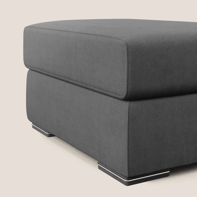 Sun pouf coffre en tissu imperméable T02 gris