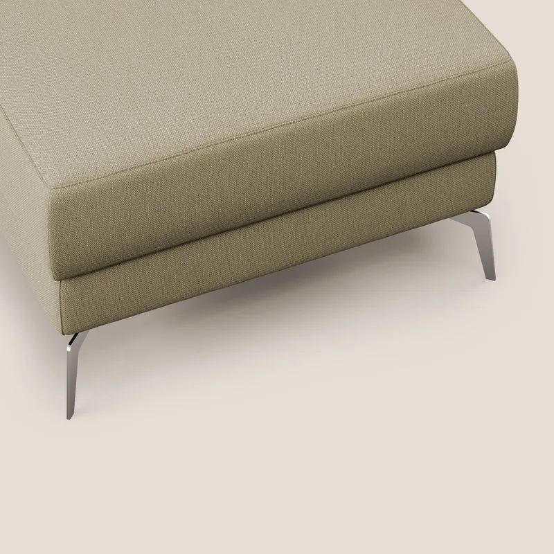 Star Pouf avec pieds hauts en tissu détachable T05 chameau