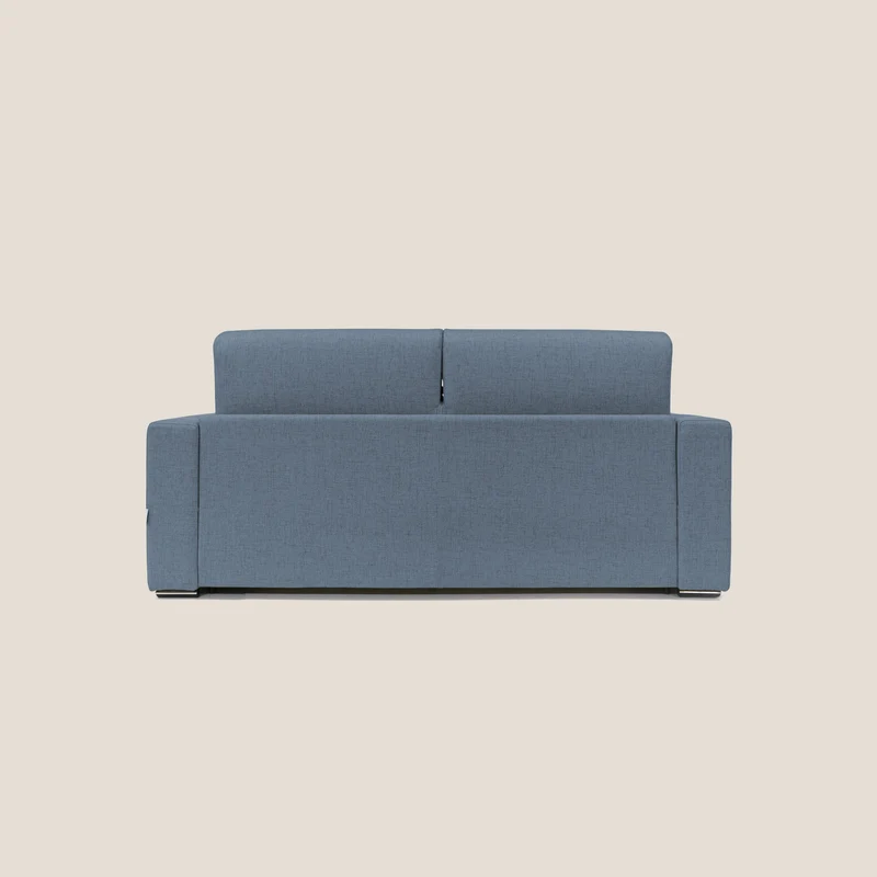 Nixon Canapé convertible avec matelas 20cm en tissu imperméable T03 bleu