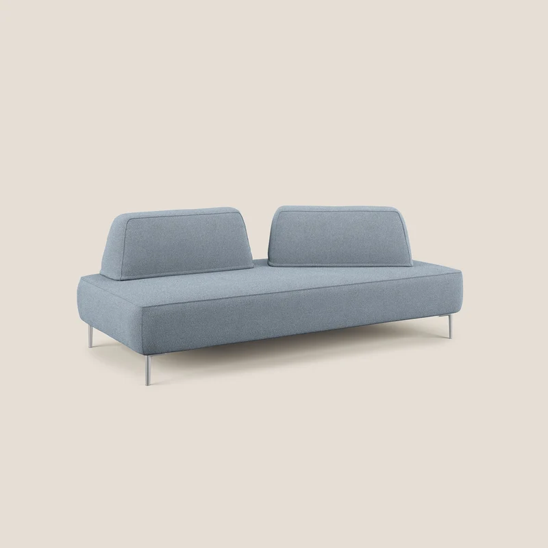 Newton Canapé modulable avec dossier amovibles T07 bleu pastel