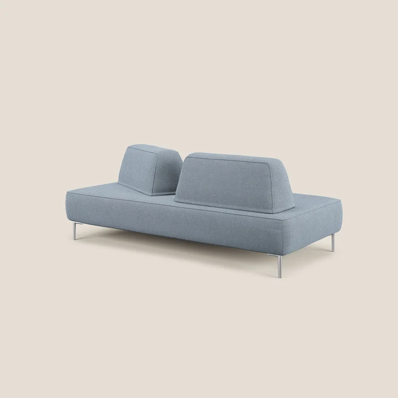 Newton Canapé modulable avec dossier amovibles T07 bleu pastel