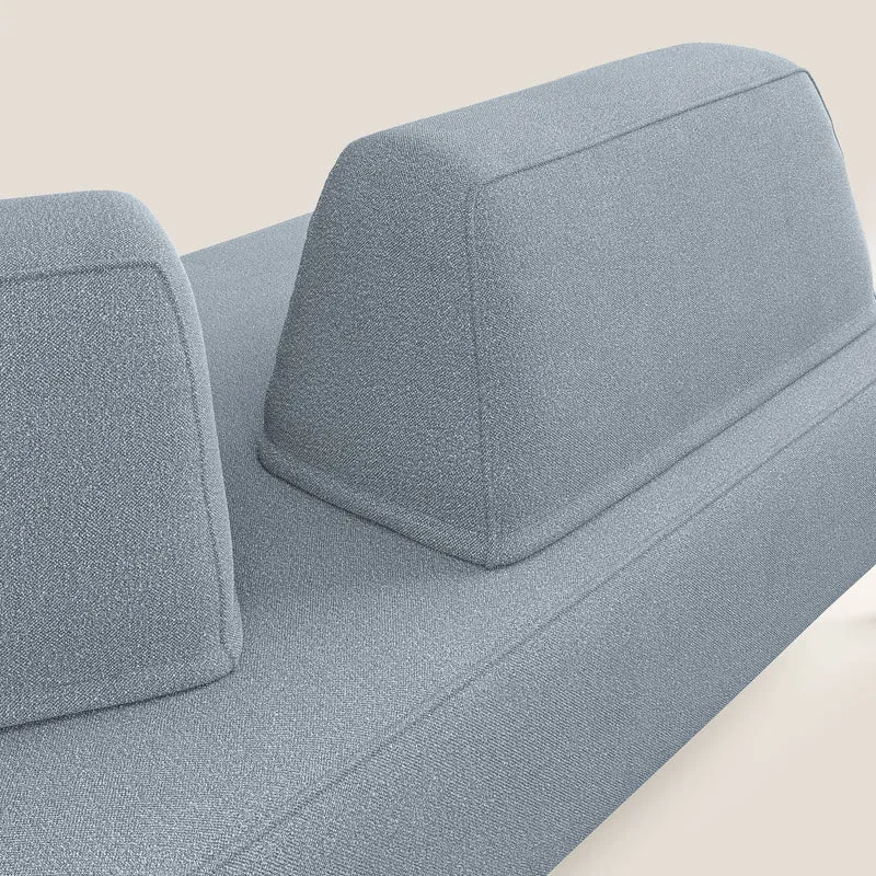 Newton Canapé modulable avec dossier amovibles T07 bleu pastel