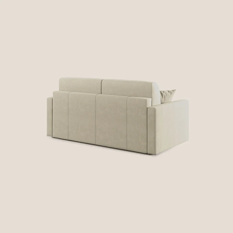 Chris canapé convertible en microfibre détachable T11 crème