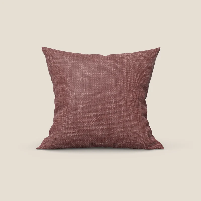 Lyon coussin disponible en plusieurs couleurs, fabriqué en tissu tressé imperméable et doux T06 corail