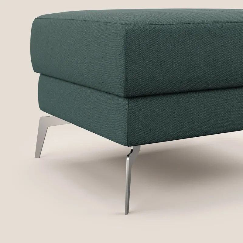 Star Pouf avec pieds hauts en tissu détachable T05 vert