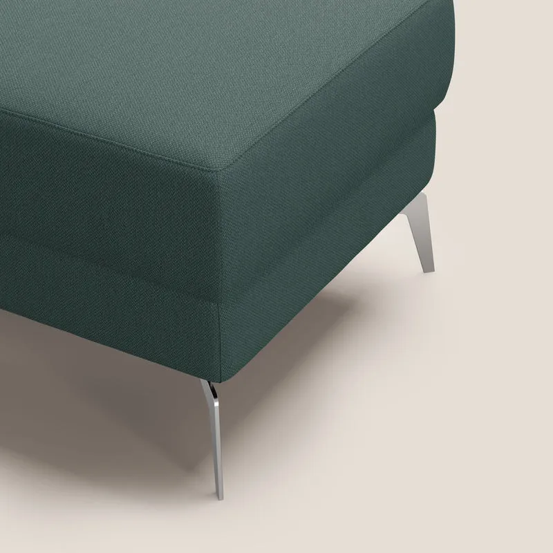 Star Pouf avec pieds hauts en tissu détachable T05 vert