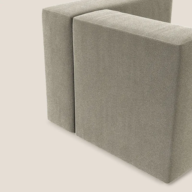 Nettuno module d'angle/latéral en bouclette douce T07 beige