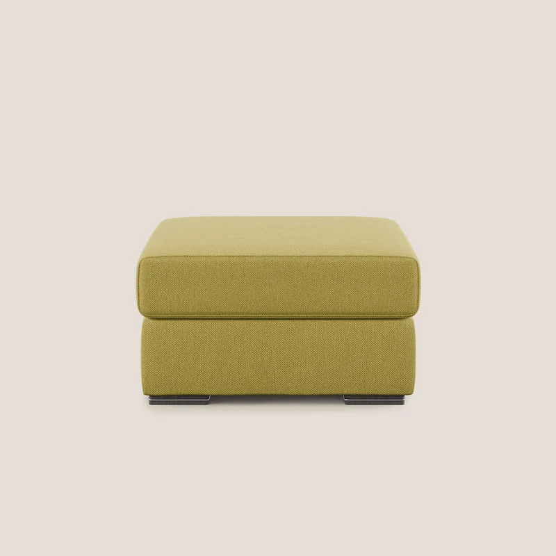 Sun pouf coffre en tissu détachable T05 jaune