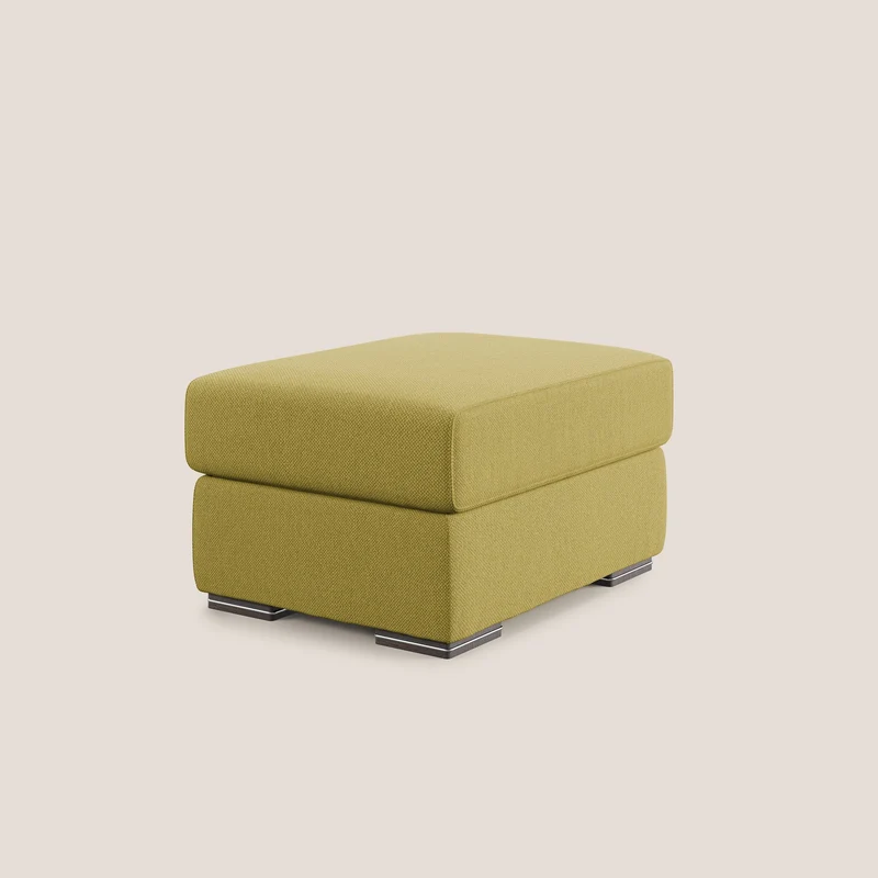 Sun pouf coffre en tissu détachable T05 jaune