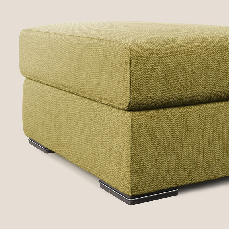 Sun pouf coffre en tissu détachable T05 jaune