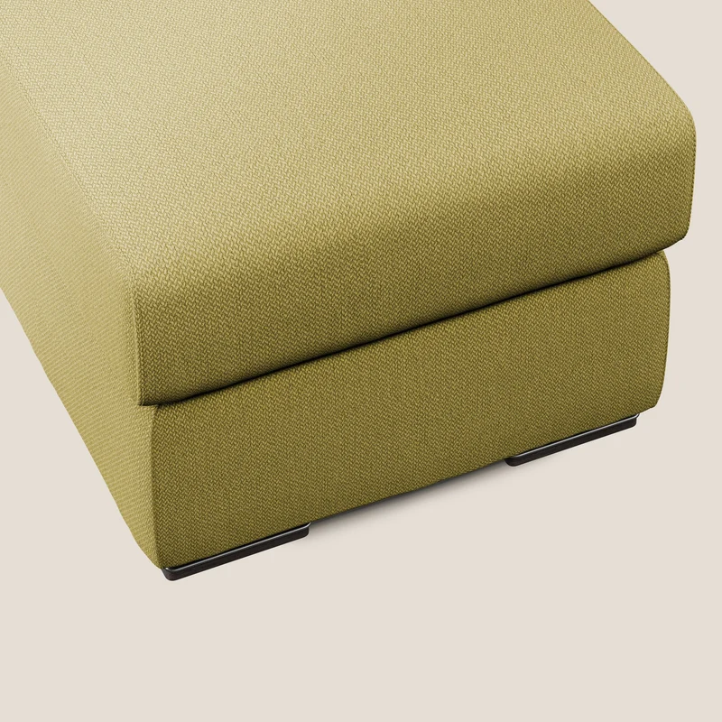 Sun pouf coffre en tissu détachable T05 jaune
