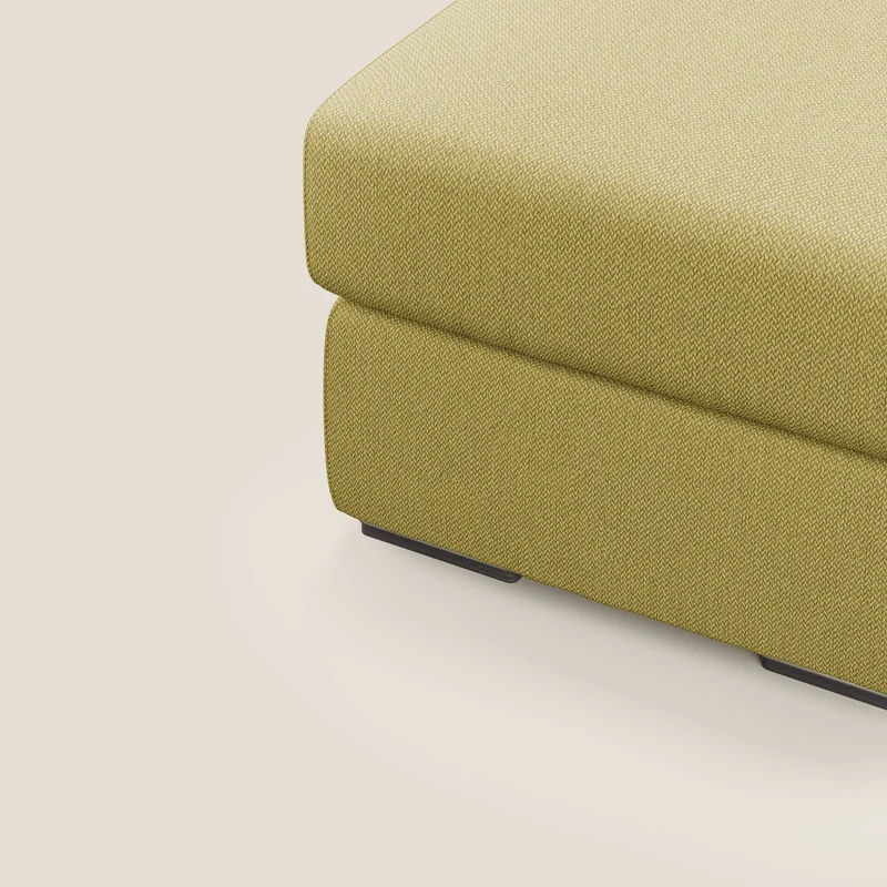 Sun pouf coffre en tissu détachable T05 jaune