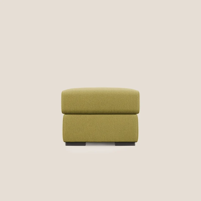 Sun pouf coffre en tissu détachable T05 jaune
