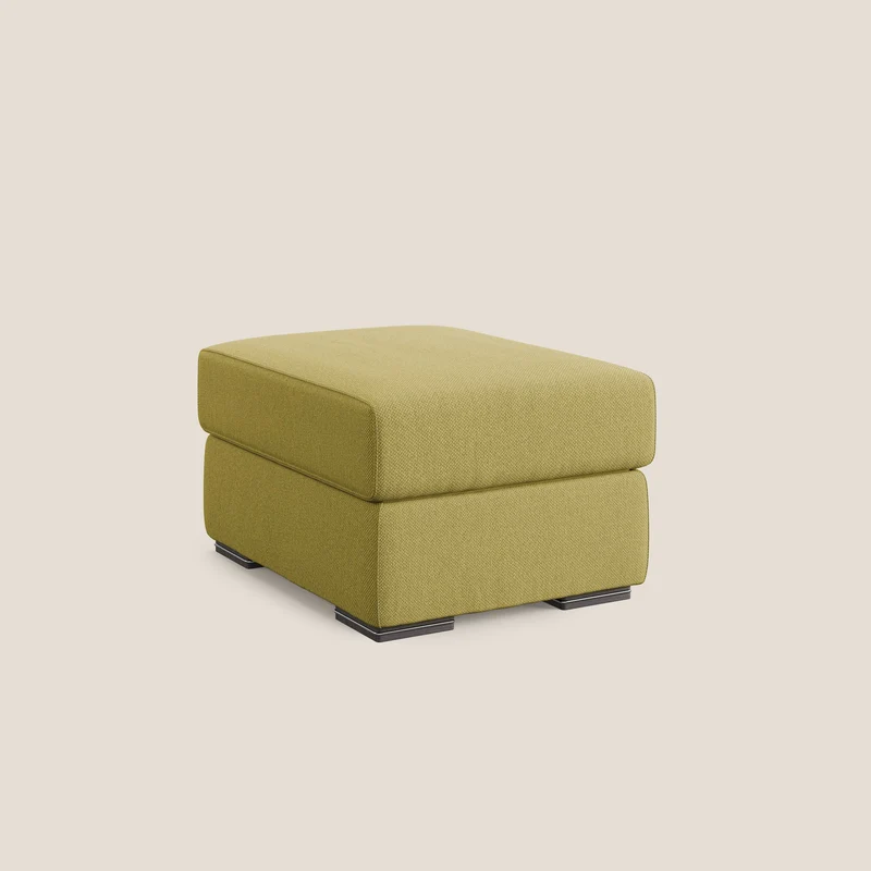 Sun pouf coffre en tissu détachable T05 jaune