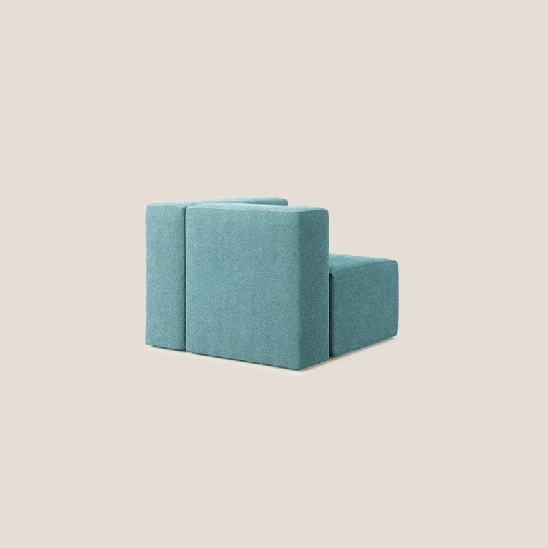Nettuno module d'angle/latéral en bouclette douce T07 bleu clair