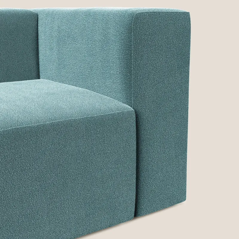 Nettuno module d'angle/latéral en bouclette douce T07 bleu clair