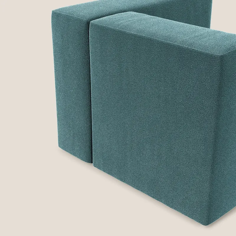 Nettuno module d'angle/latéral en bouclette douce T07 bleu clair