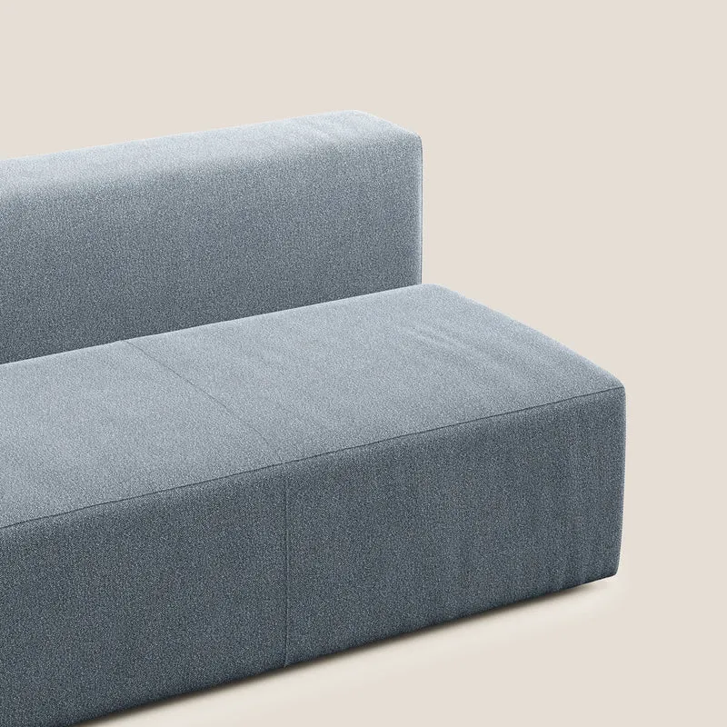 Nettuno module central maxi en bouclette douce T07 bleu gris