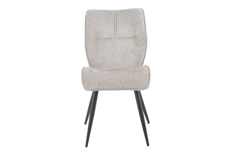 Chaise Faye Tissu Marbella 2 coloris : Beige, Écru