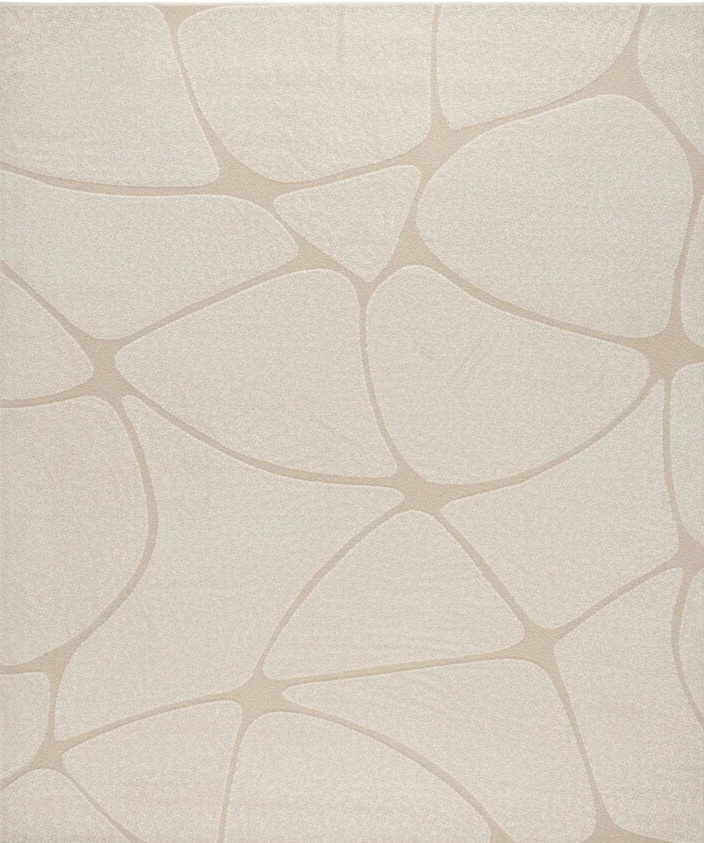 Tapis Elio creme Merinos – Confortable et Sobre Design Galet