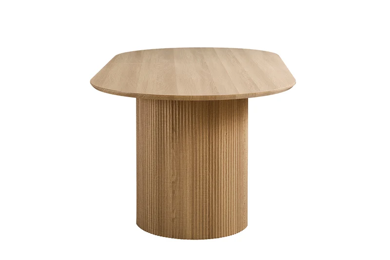 Table Lagos 200 cm Ovale Décor Chêne Naturel